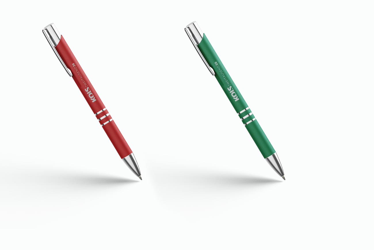 Merchandising Artikel fuer Veranstaltung