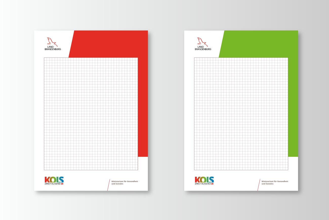 Schreibblöcke-Merchandise-Gestaltung